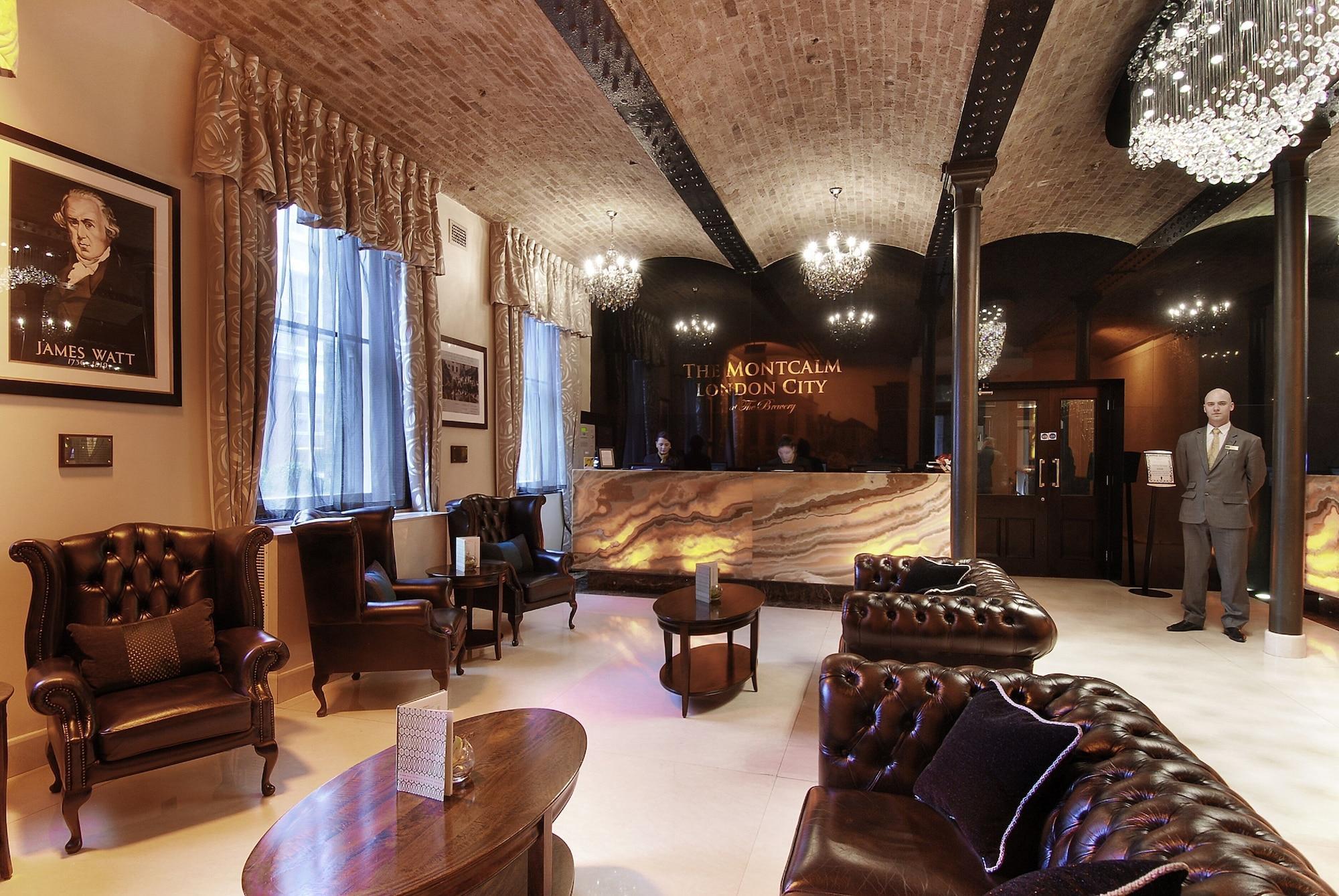 더 몽칼름 앳 브루어리 런던 시티 외부 사진 The hotel's lobby